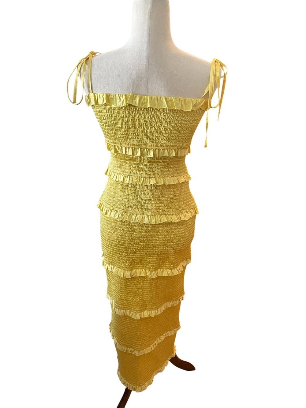 SHOW ME YOUR MUMU Stella Smocked Midi Dress - Picture 9 of 14